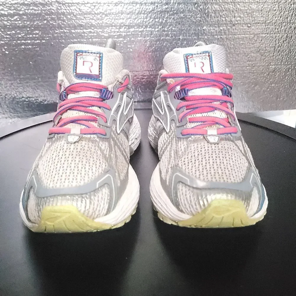 Brooks Women's Brooks Ravenna 6 Raspberry Paradise Gray Running Shoes 7.5 B - Picture 6 of 13